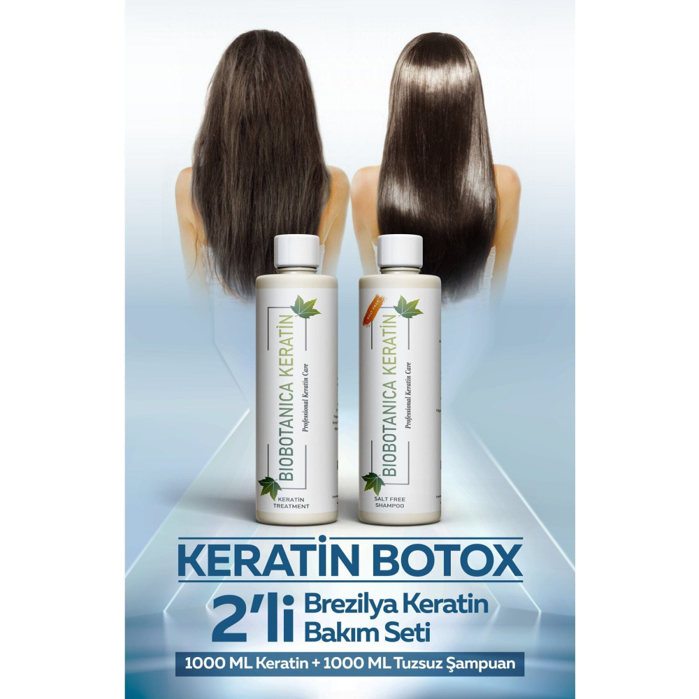 Biobotanica Brezilya Fönü Keratini 1000 Ml / Tuzsuz Şampuan 1000 Ml Saç Bakımı Fiyatı