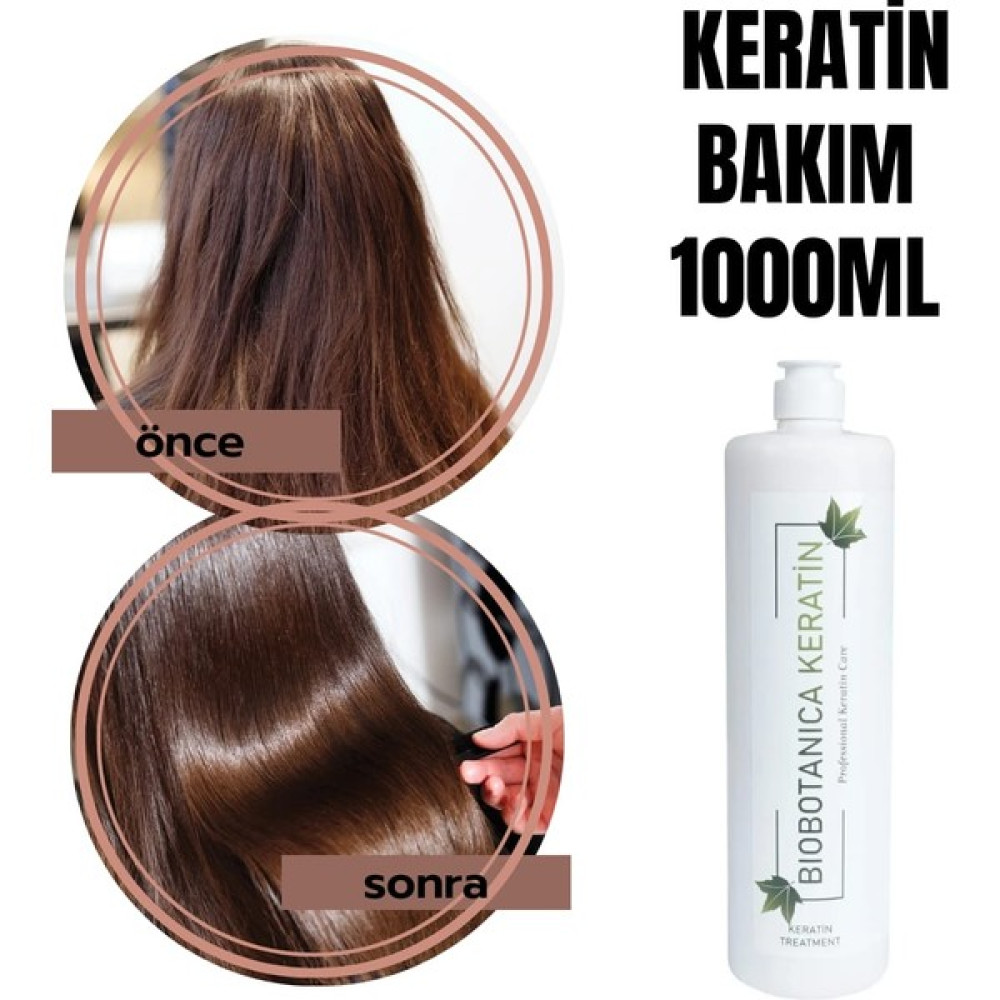 Biobotanica Keratin Brezilya Fönü Düzleştirme Bakım 1000 ml Saç Bakım Maskeleri & Serumlar & Spreyler Fiyatı