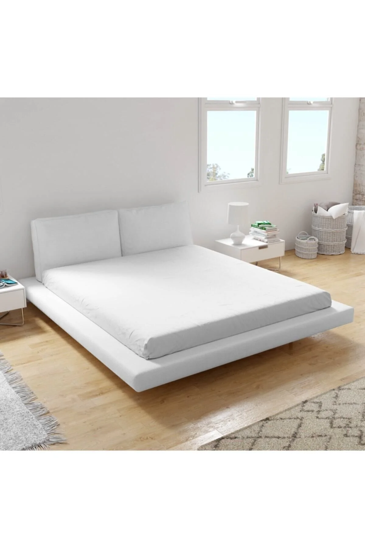 biocotton Penye Lastikli Çarşaf %100 Pamuk Tek Çift Battal Boy 160 x 200 Beden" Çarşaf Fiyatı