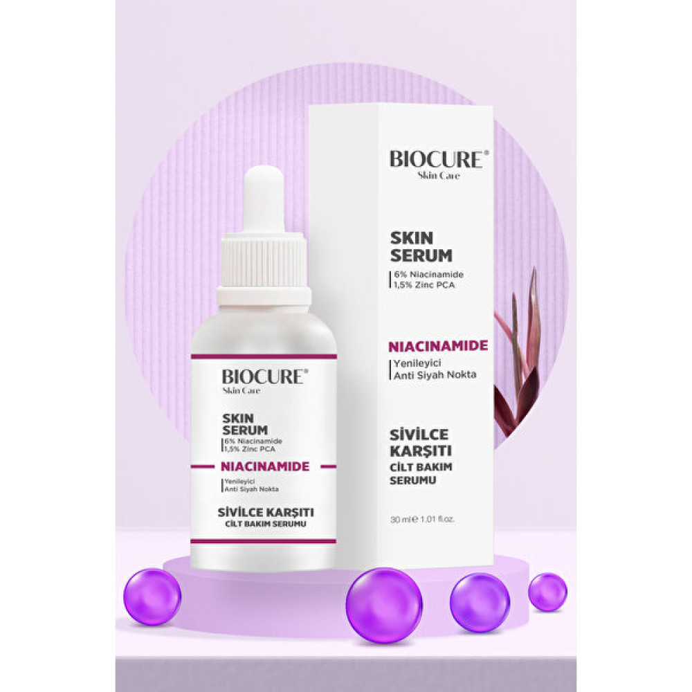 Biocure Niacinamide Cilt Bakım Serumu Sivilce Ve Siyah Nokta Karşıtı 30 Ml Niacinamide 6 +Zinc Pca 1,5 Anti-Aging / Yaşlanma Karşıtı Fiyatı
