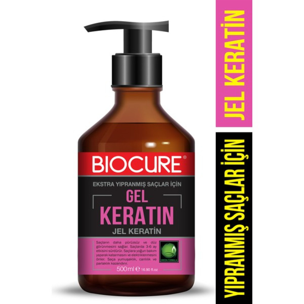 Biocure Saç Düzleştirici Jel Keratin - 500ml Saç Bakım Maskeleri & Serumlar & Spreyler Fiyatı