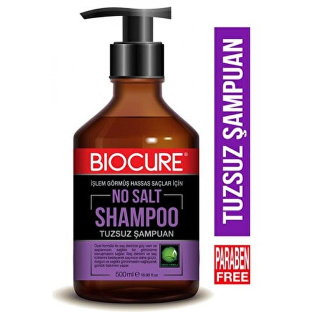 Biocure Tuzsuz Sampuan 500Ml Islem Gormus Hassas Saclar Icin Şampuan ve Saç Kremi Fiyatı