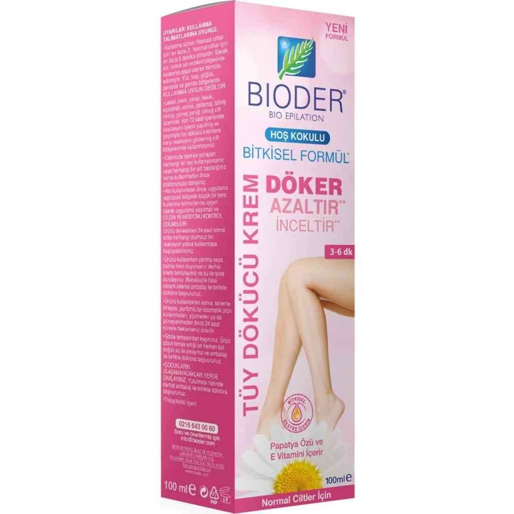 Bioder Bio-Epilation Kadinlar Icin Tuy Dokucu Krem 100 Ml Tüy Temizleme Makineleri Fiyatı