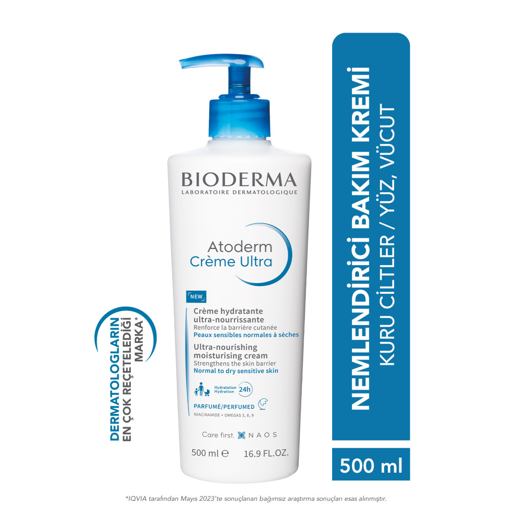 Bioderma Atoderm Cream Ultra 500 ml Vücut Losyonu ve Nemlendiricileri Fiyatı