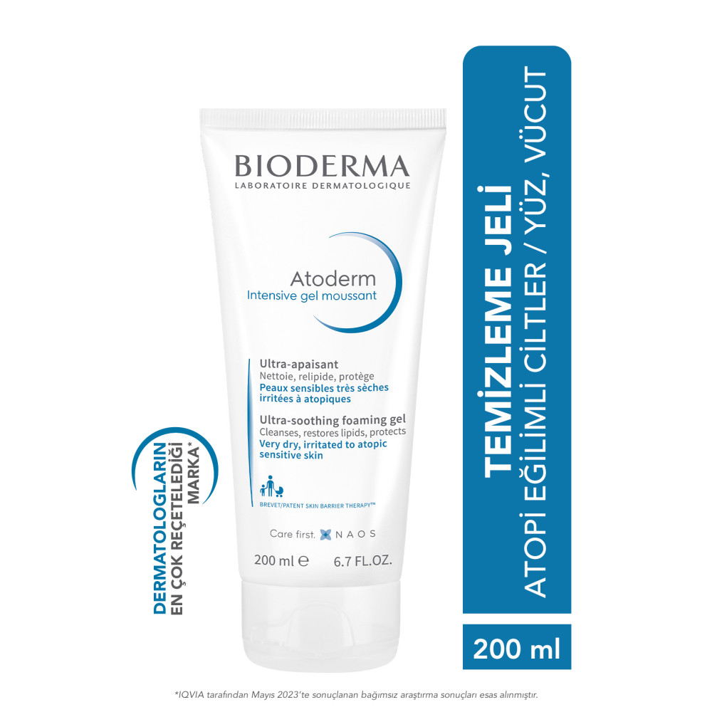 Bioderma Atoderm Intensive Foaming Gel 200 ml Cilt Temizleme ve Peeling Fiyatı