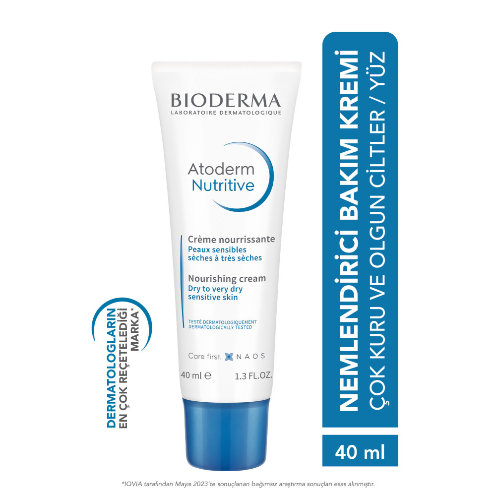 Bioderma Atoderm Nutrition Çok Kuru Olgun Cilt Besleyici Nemlendirici Yüz Kremi Avokado Ve Shea Yağı 40 ml Cilt ve Yüz Bakımı Fiyatı