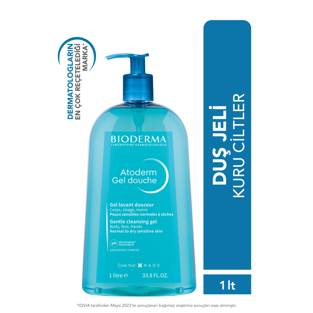 Bioderma Atoderm Shower Gel Aile Boyu Kuru Ciltler Için Nemlendirici Duş Jeli Bebek Çocuk Yetişkin 1 Lt Duş Jelleri ve Banyo Köpükleri Fiyatı