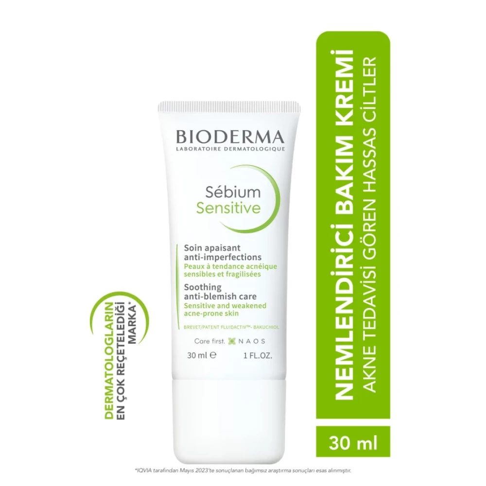 Bioderma Sebium Sensitive Karma, Yağlı Ve Akne Eğilimli Ciltler Için Nemlendirici Bakım Kremi 30 Ml Vücut Losyonu ve Nemlendiricileri Fiyatı