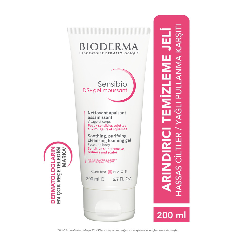 Bioderma Sensibio Ds Foaming Gel 200 ml Cilt Temizleme ve Peeling Fiyatı