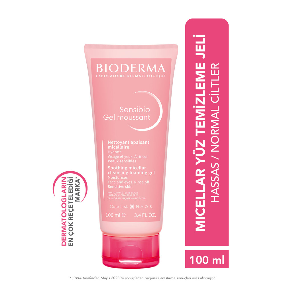 Bioderma Sensibio Foaming Gel Hassas ve Normal Ciltler Durulanan Micellar Yüz Temizleme Jeli 100 ml Cilt Temizleme ve Peeling Fiyatı