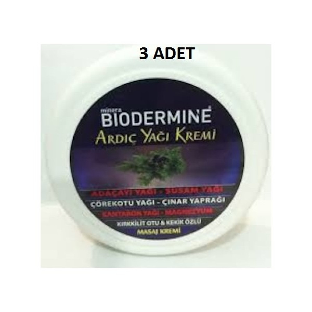 Biodermine Ardıç Yağı Kremi 3 Adet Cilt ve Yüz Bakımı Fiyatı