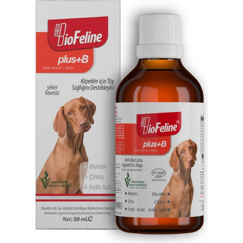 Biofeline Plus+B For Dogs 50 Ml. ( Köpekler Için Tüy Sağlığı Damlası ) Evcil Hayvan Ürünleri Fiyatı