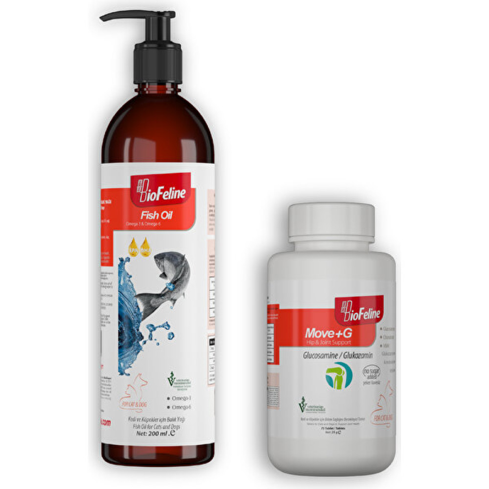 Biofeline Set-4 ( Salmon Oil/move G ) Evcil Hayvan Ürünleri Fiyatı