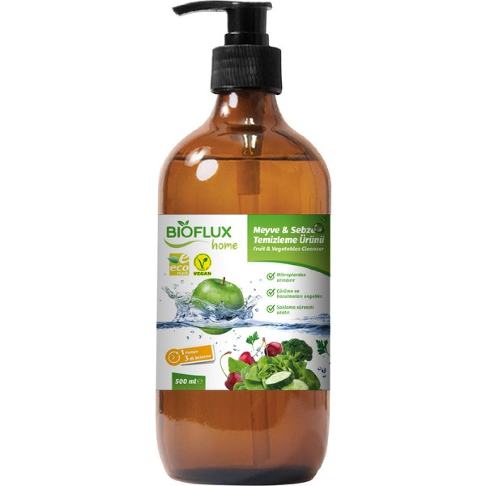  Bioflux Home Meyve Sebze Yıkama Temizleme Ürünü-500 ml  Bulaşık Yıkama Fiyatı