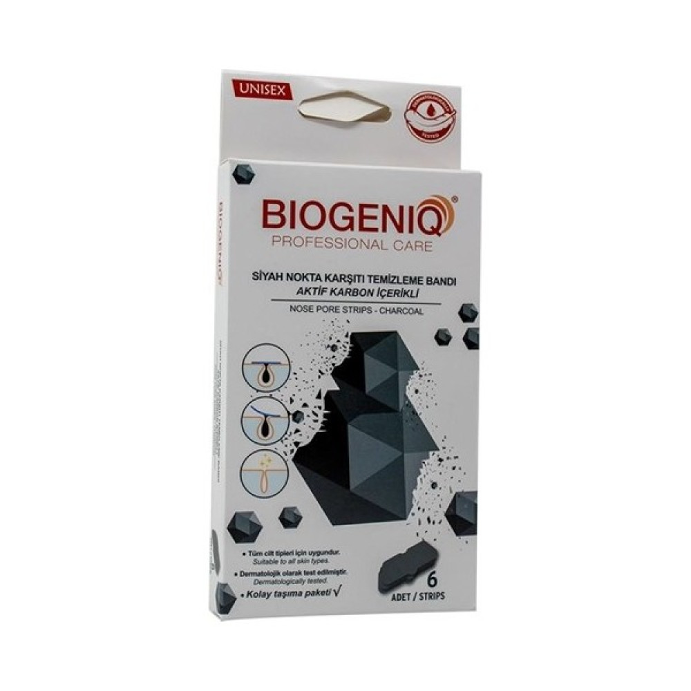 Biogeniq Siyah Nokta Temizleme Bandı Aktif Karbon 6'lı Akne ve Sivilce Bakımı Fiyatı