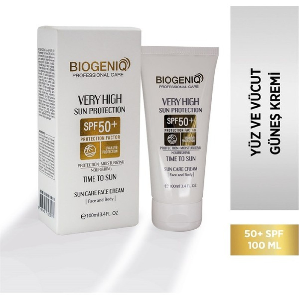 Biogeniq Sun Kremi Yüz Vücut 100 ml Güneş Kremleri ve Losyonları Fiyatı