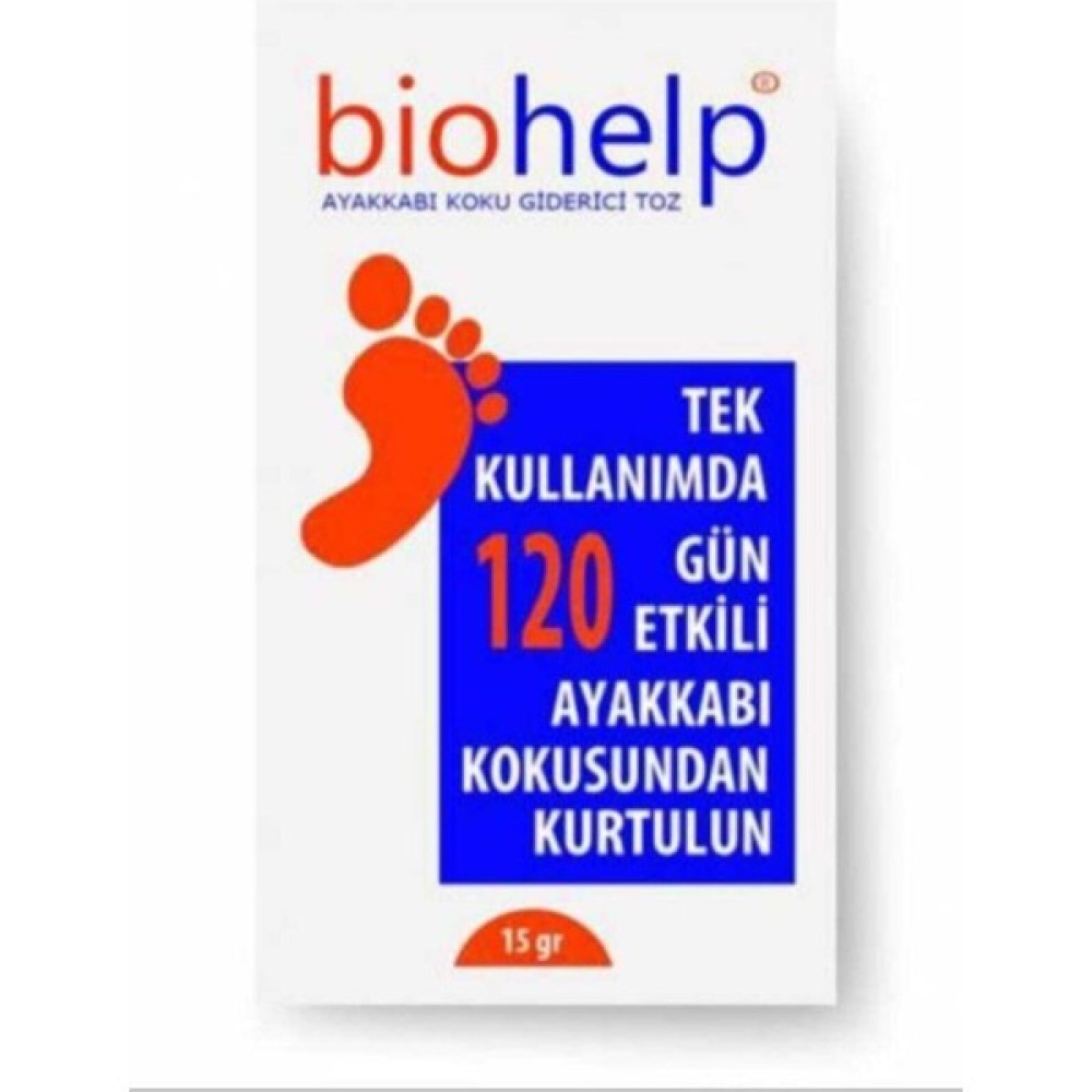Biohelp 6'lı Ayakkabı Koku Giderici Önleyici Toz 120 Gün Etkili Ayak Bakımı Fiyatı