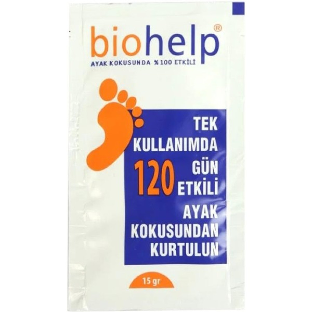 Biohelp Tek Kullanımlık Ayak Kokusuna Karşı Toz 1 Adet Oto Boyaları Fiyatı