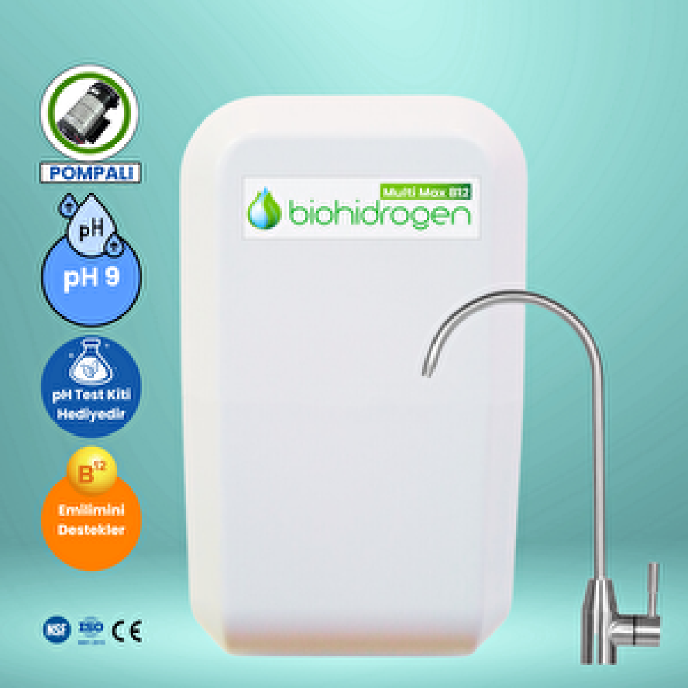 Biohidrogen B12 Multi Max Ph 9 Su Arıtma Cihazı / Pompalı Su Arıtma Cihazı Fiyatı