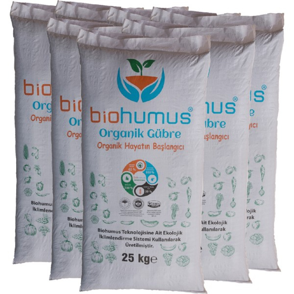 Biohumus Organik Gübre 25 KG ONLU Gübre Fiyatı