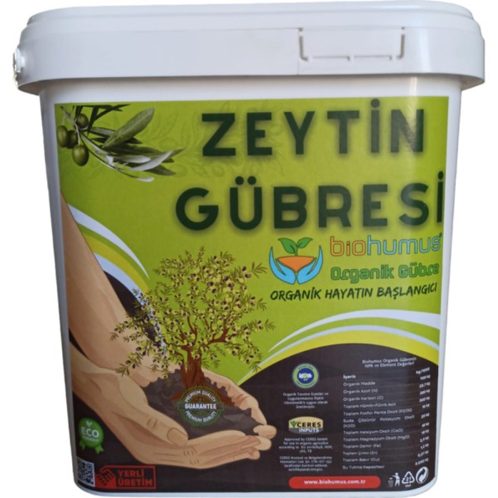 Biohumus Zeytin Için, Biohumus Organik Gübre Bitki Besleyici, 5 Litre Oto Boyaları Fiyatı