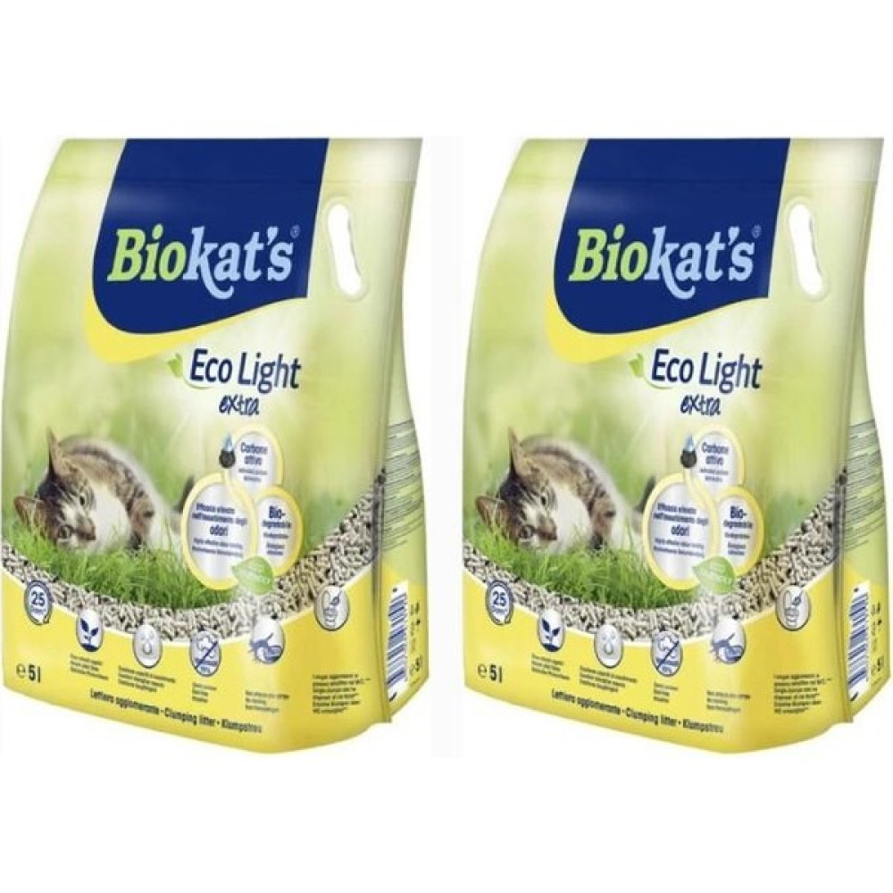 Biokat's Biokats Eco Light E x tra Pelet Kedi Kumu 2 x 5 Lt Evcil Hayvan Ürünleri Fiyatı