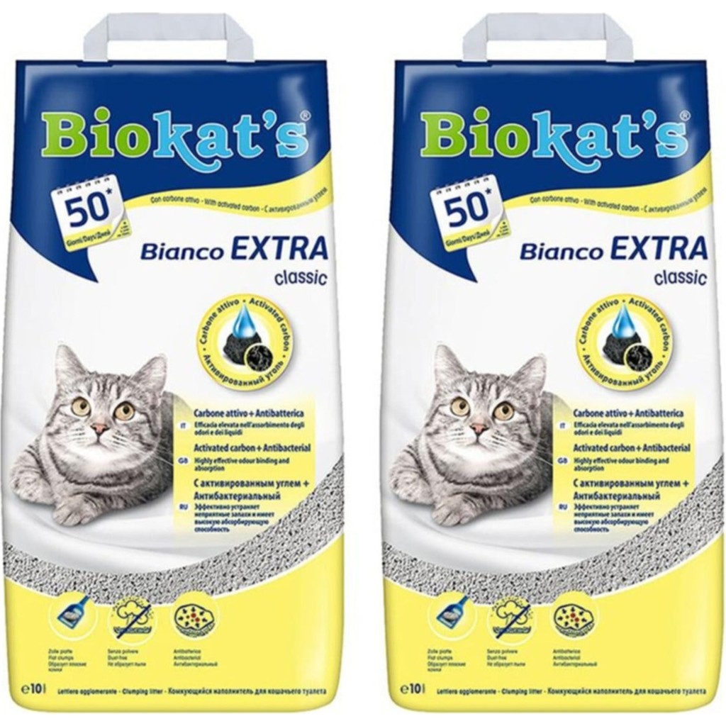 Biokat's Biokat's Kedi Kumu Bianco Extra 10 Lt 2 Adet Evcil Hayvan Ürünleri Fiyatı
