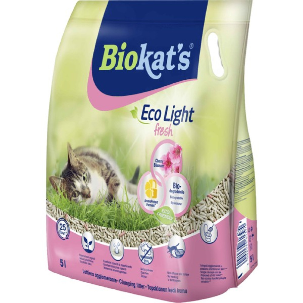 Biokat's Eco Light Fresh Cherry Blossom Pelet Kedi Kumu 5 Lt Evcil Hayvan Ürünleri Fiyatı