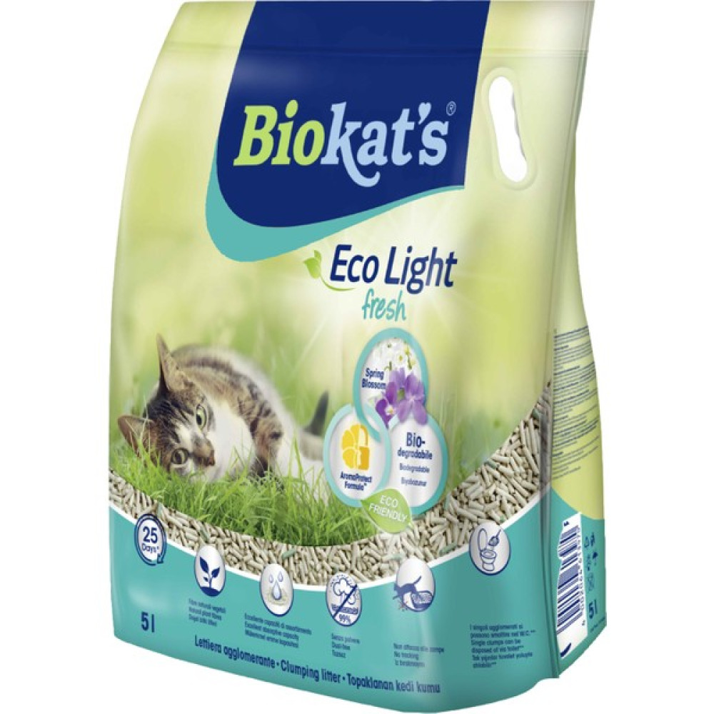 Biokat's Eco Light Fresh Spring Blossom (Bahar Çiçeği Kokulu) Pelet Kedi Kumu 5 Lt Evcil Hayvan Ürünleri Fiyatı