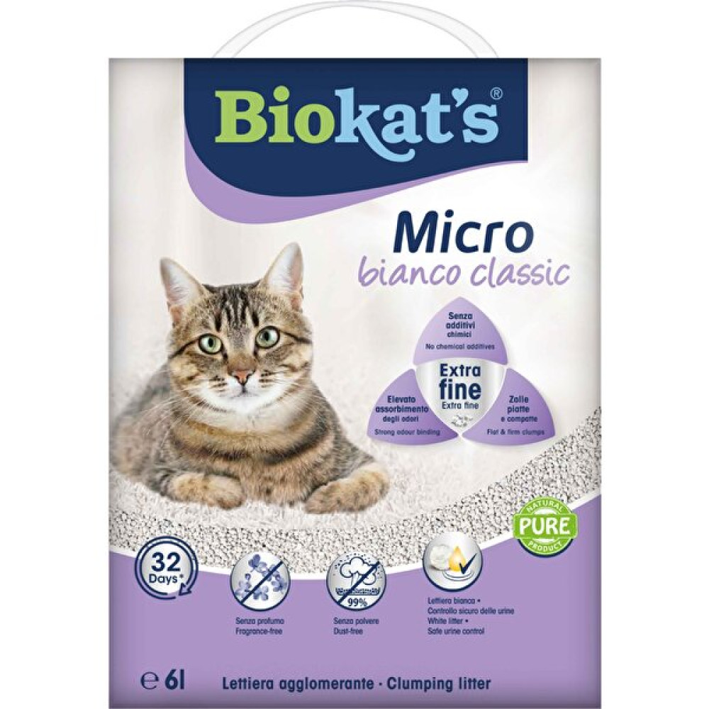 Biokats Kedi Kumu Micro Bianco Classic 6lt Evcil Hayvan Ürünleri Fiyatı