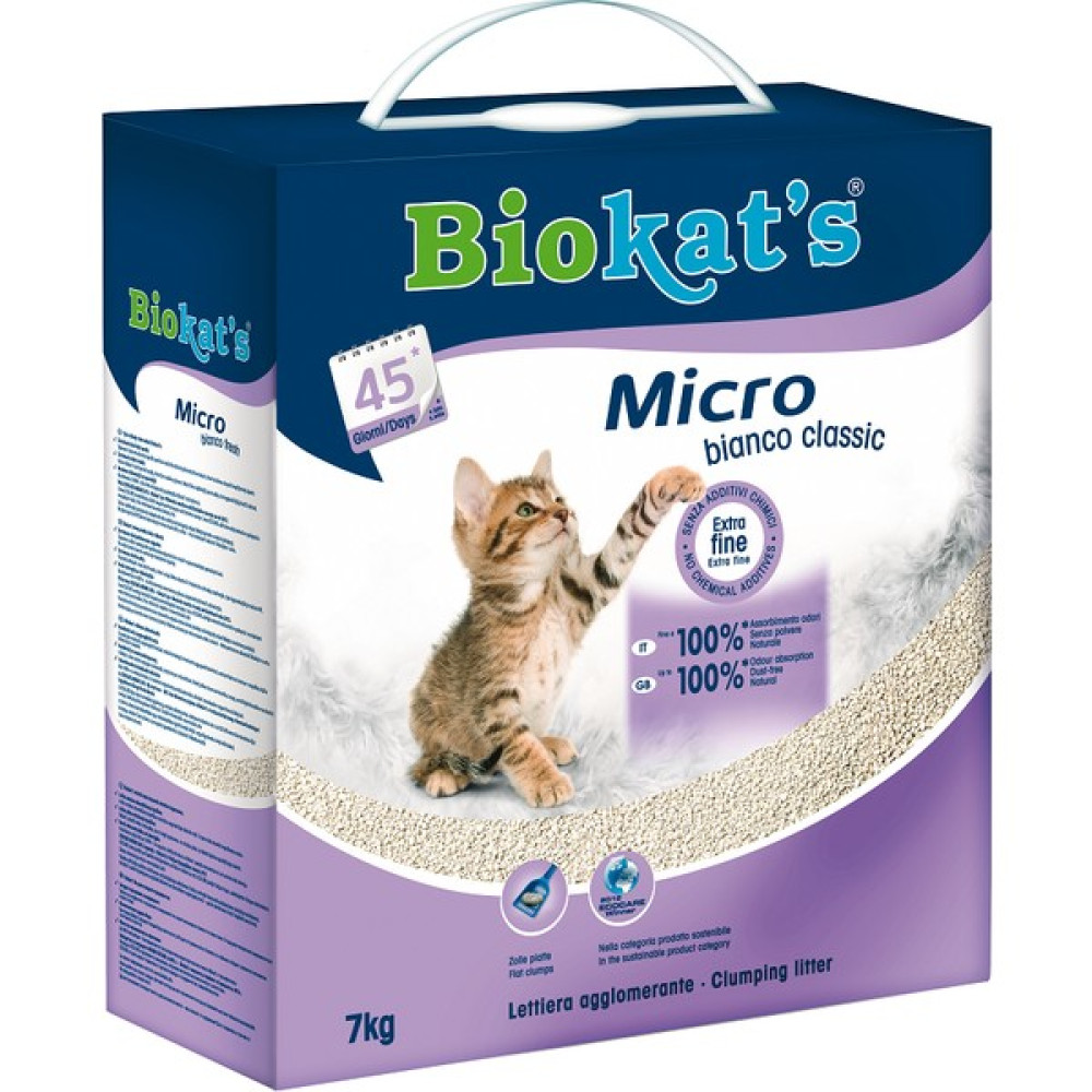 Biokats Kedi Kumu Micro Bianco Classic 7Kg Evcil Hayvan Ürünleri Fiyatı