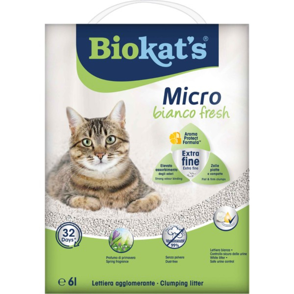 Biokats Kedi Kumu Micro Bianco Fresh 6lt Evcil Hayvan Ürünleri Fiyatı