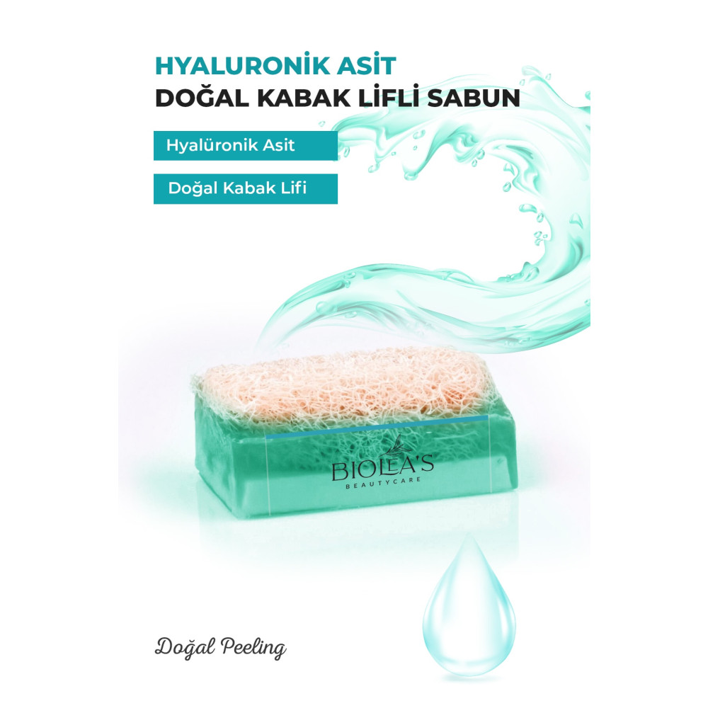 Bioleas skincare Biolea’s Doğal Kabak Lifli Hyalüronik Asit Sabun 110 gr Vücut Bakımı Fiyatı