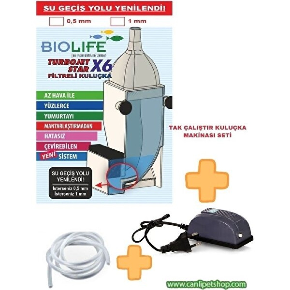 Biolife Kuluçka Makinası Seti Tak Çalıştır (Kuluçka Makinası+Hortum+Motor) Daha Sağlıklı Yavrular Evcil Hayvan Ürünleri Fiyatı