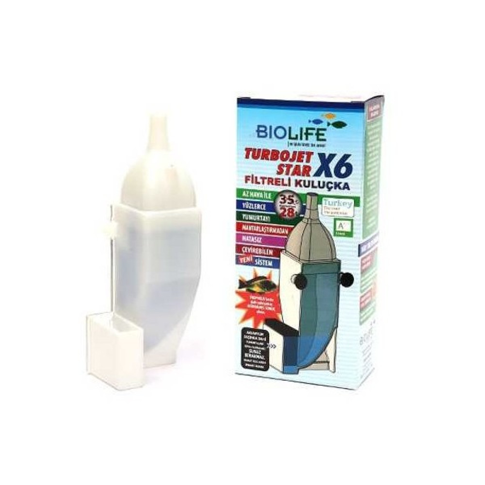 Biolife Turbo Jet Star X6 Filtreli Balık Kuluçkası Evcil Hayvan Ürünleri Fiyatı