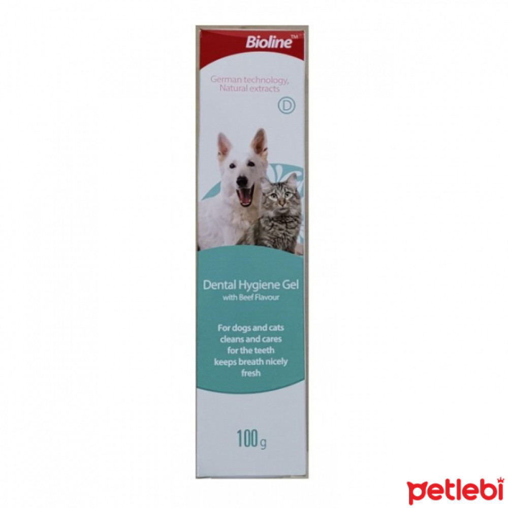 Bioline Kedi ve Köpek Biftek Aromalı Ağız Bakım Jeli 100gr Evcil Hayvan Ürünleri Fiyatı
