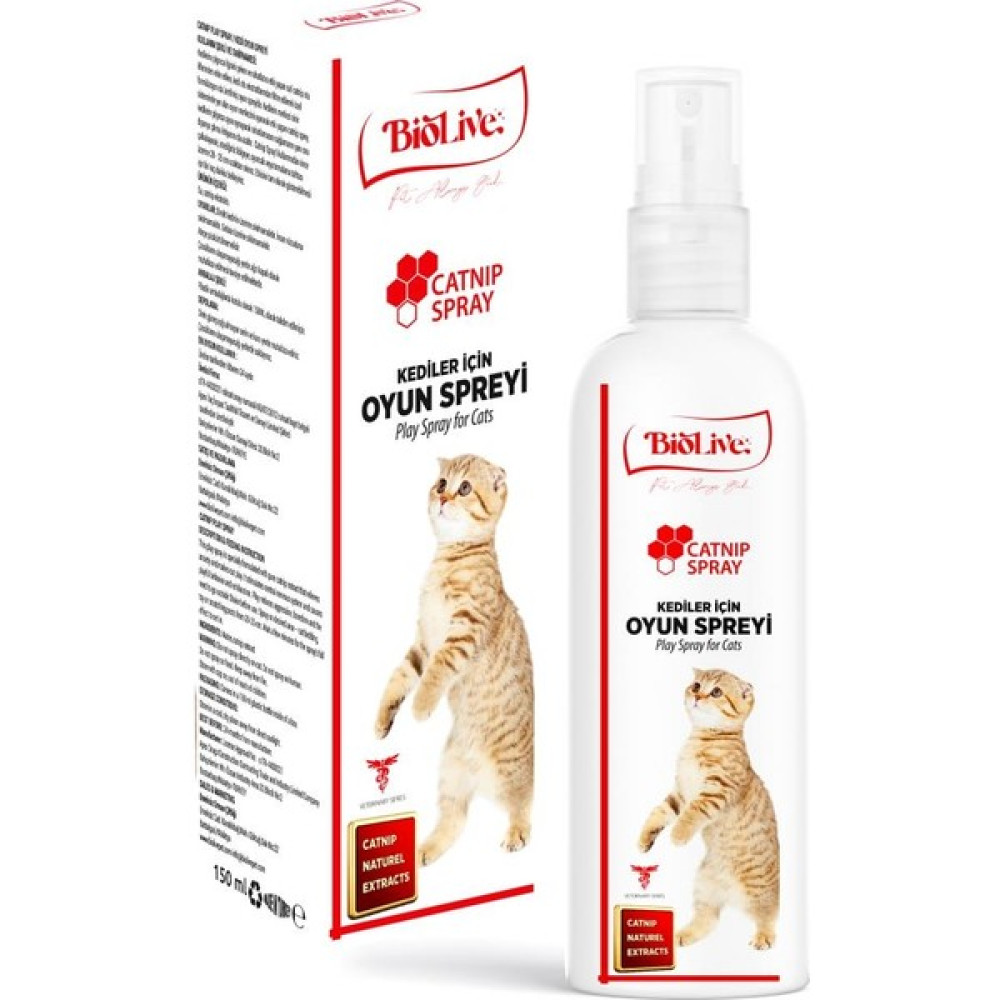 Biolive Catnip Kediler Için Oyun Spreyi 150ML Evcil Hayvan Ürünleri Fiyatı