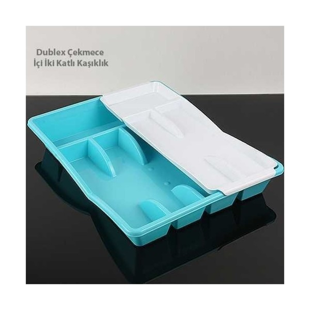 Biomak Dubleks Çekmece Içi Iki Katlı Plastik Kullanışlı Kaşıklık Pratik Mutfak Gereçleri Fiyatı