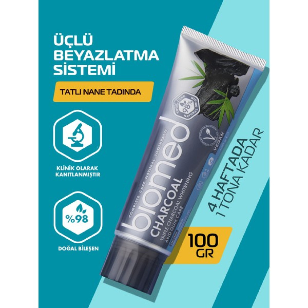 Biomed Charcoal 100 gr Diş Macunları Fiyatı