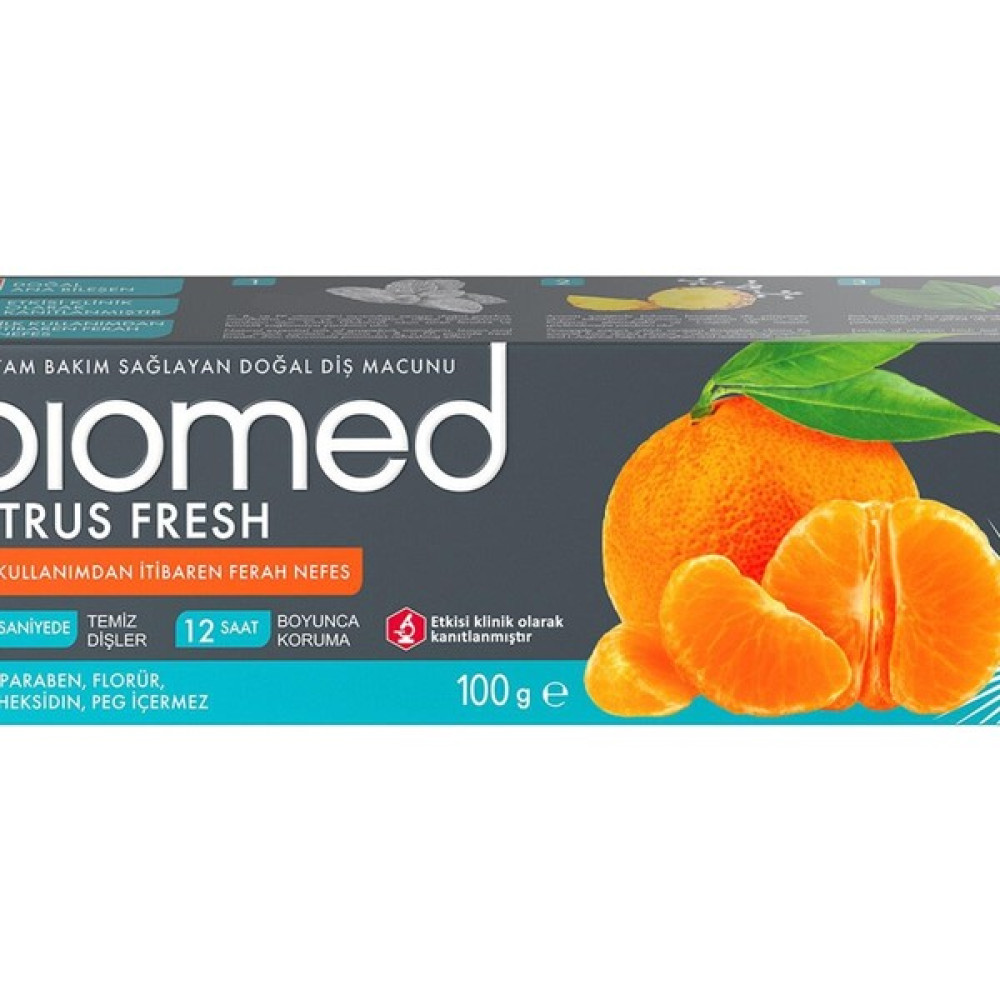 Biomed Citrus Fresh 100 Gram Diş Macunları Fiyatı