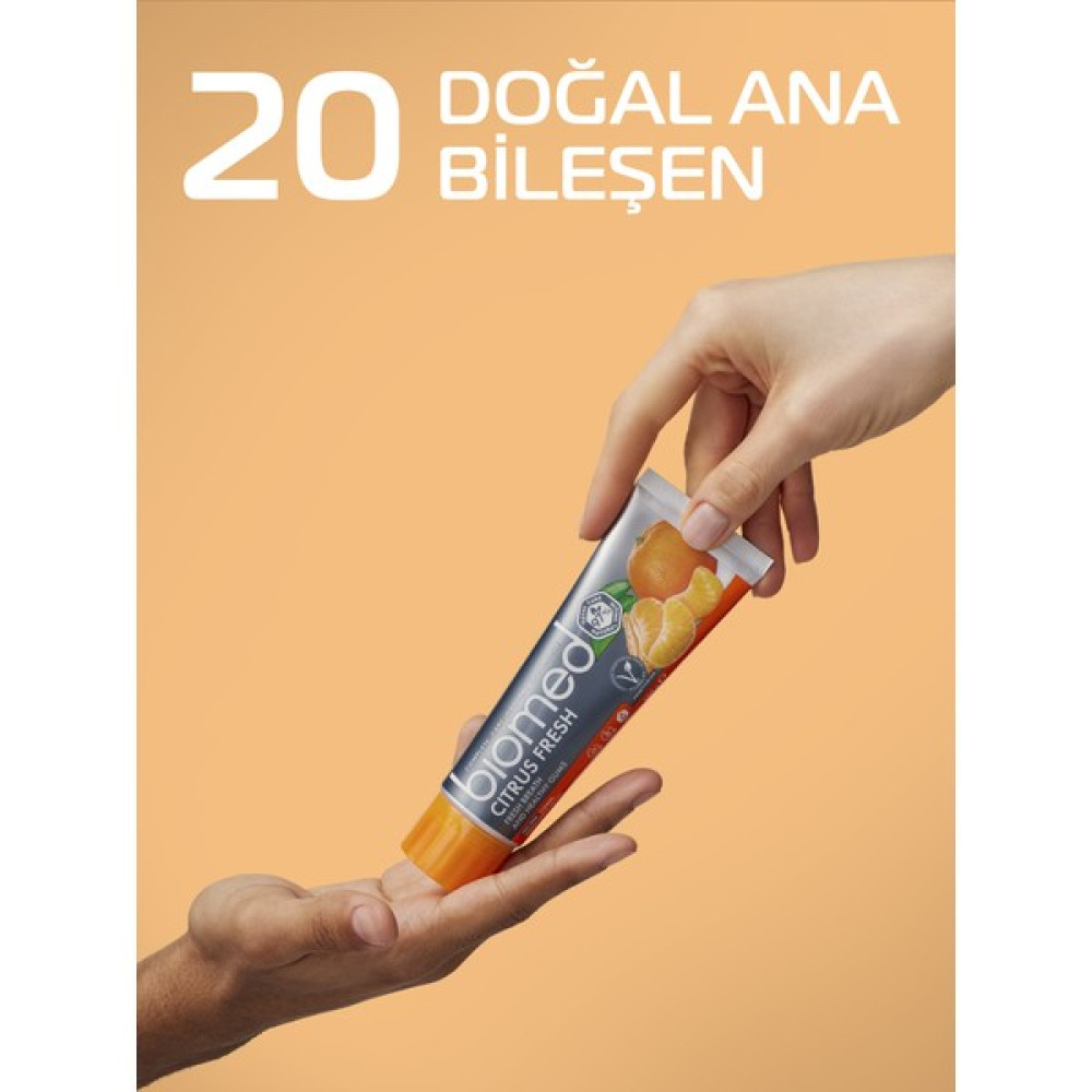 Biomed Citrus Fresh Diş Macunu 100 G Mandalina Diş Macunları Fiyatı
