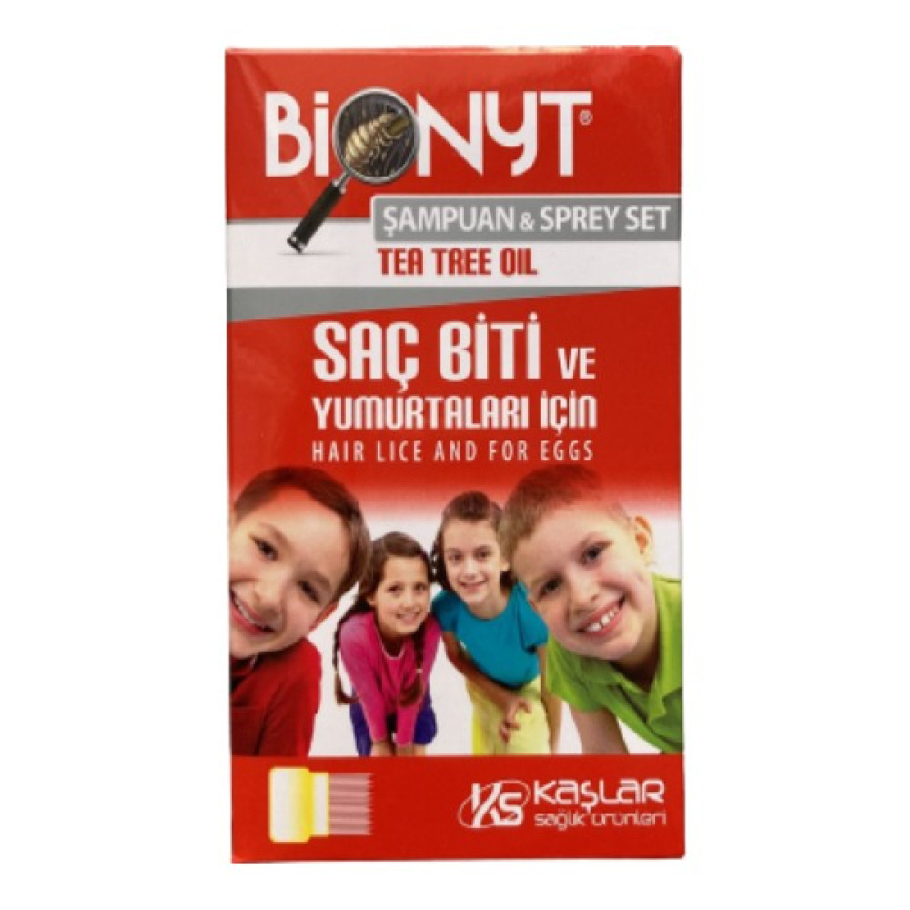 Bionyt Saç Biti ve Yumurtaları Için (Çay Ağacı Yağlı) Şampuan & Sprey Set Şampuan ve Saç Kremi Fiyatı