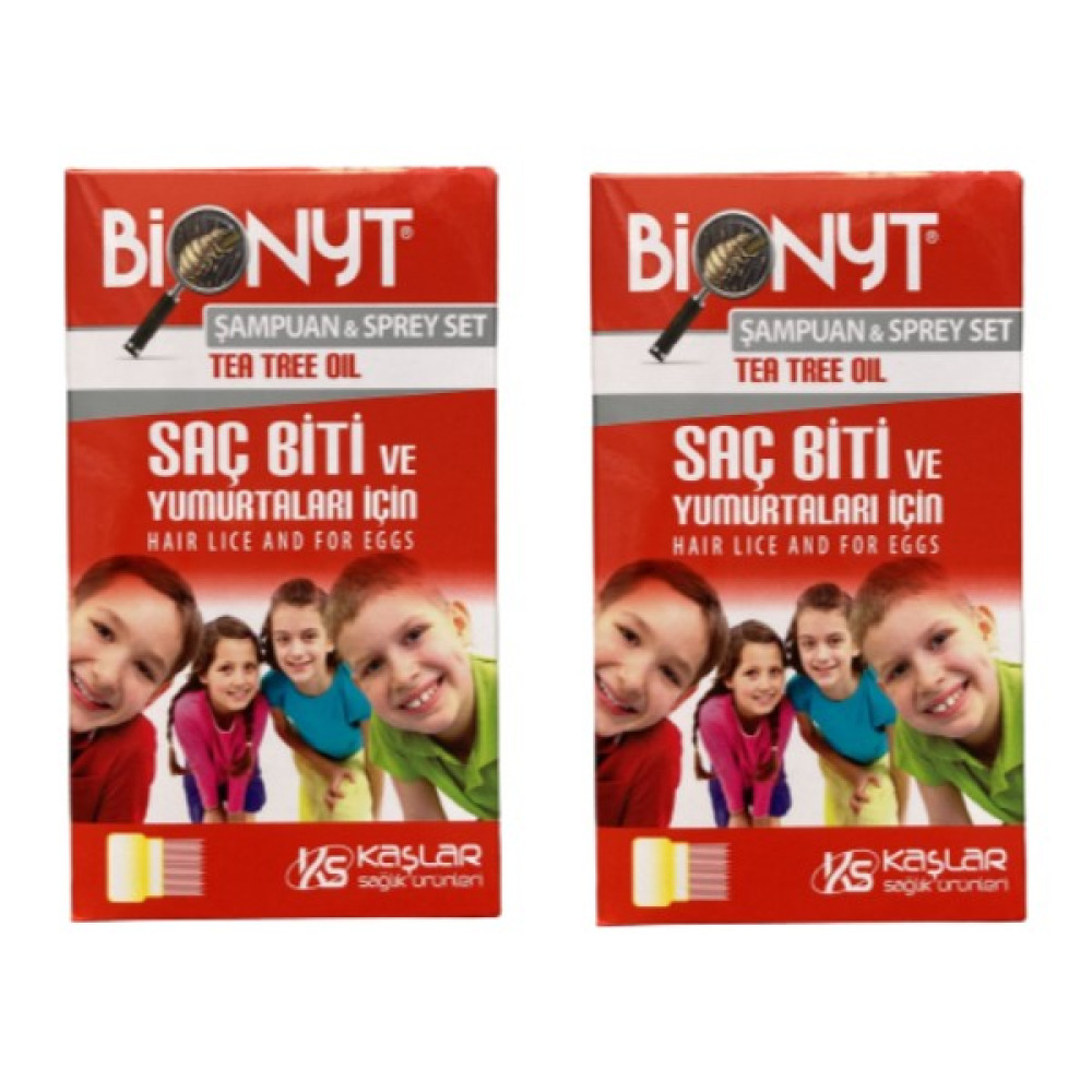 Bionyt Saç Biti ve Yumurtaları Için (Çay Ağacı Yağlı) Şampuan & Sprey Set (2 Adet) Şampuan ve Saç Kremi Fiyatı