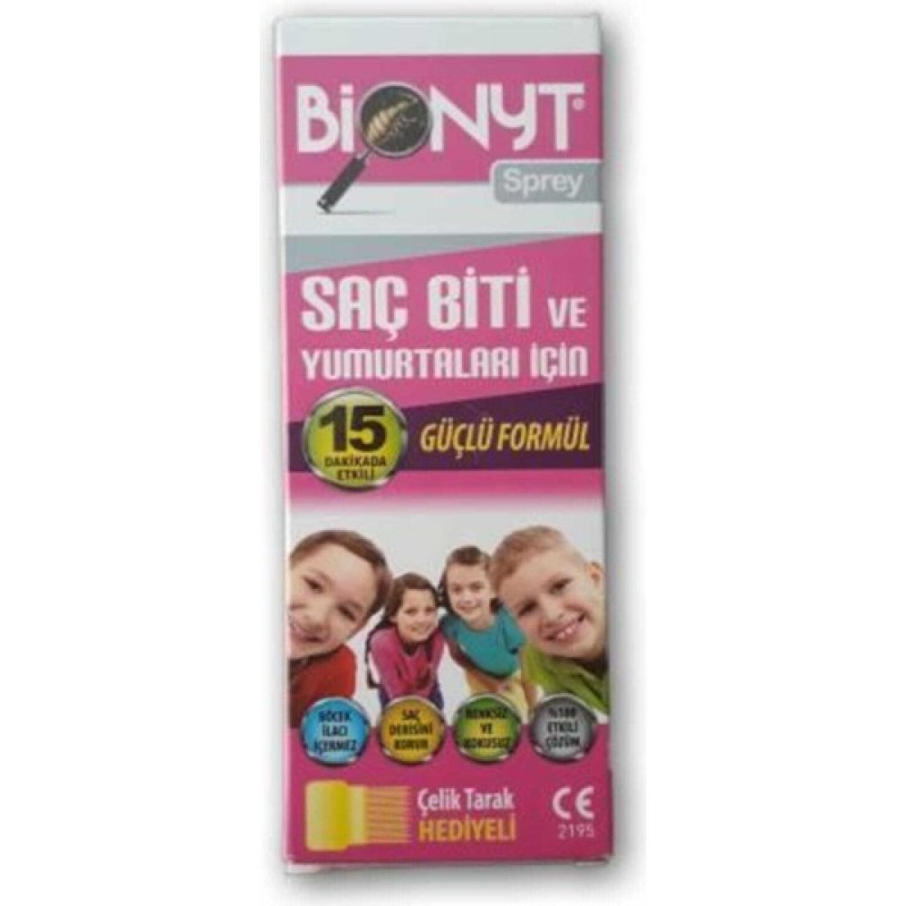 Bionyt Saç Biti ve Yumurtaları Için Sprey 100 ml Saç Şekillendirici Sprey Fiyatı
