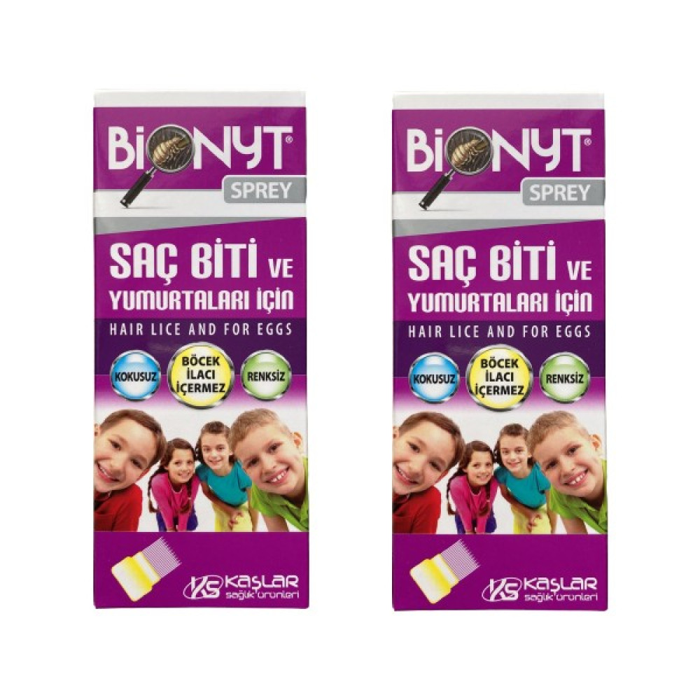 Bionyt Saç Biti ve Yumurtaları Için Sprey 100ML (2 Adet) Şampuan ve Saç Kremi Fiyatı