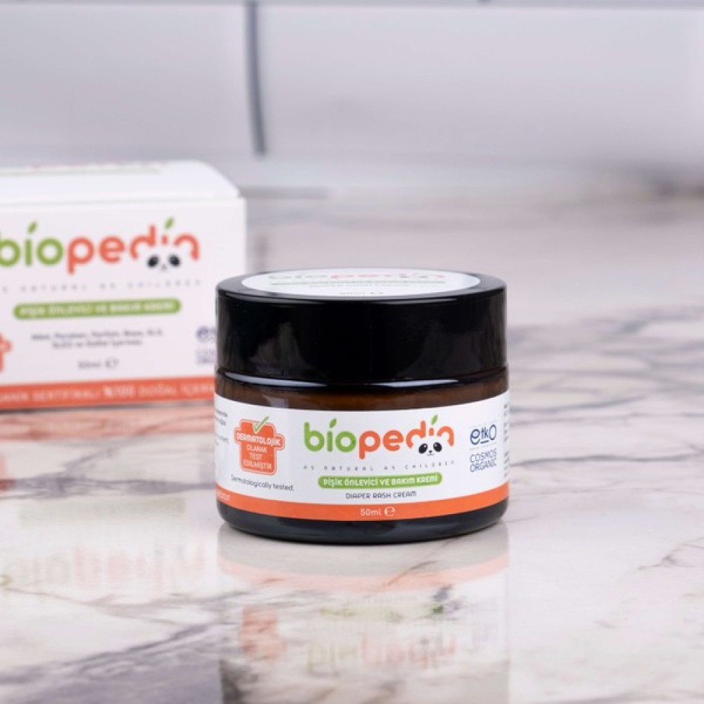 Biopedia Organik Pişik Önleyici ve Bakım Kremi 50 ml - Renkli Bebek Bakım Fiyatı