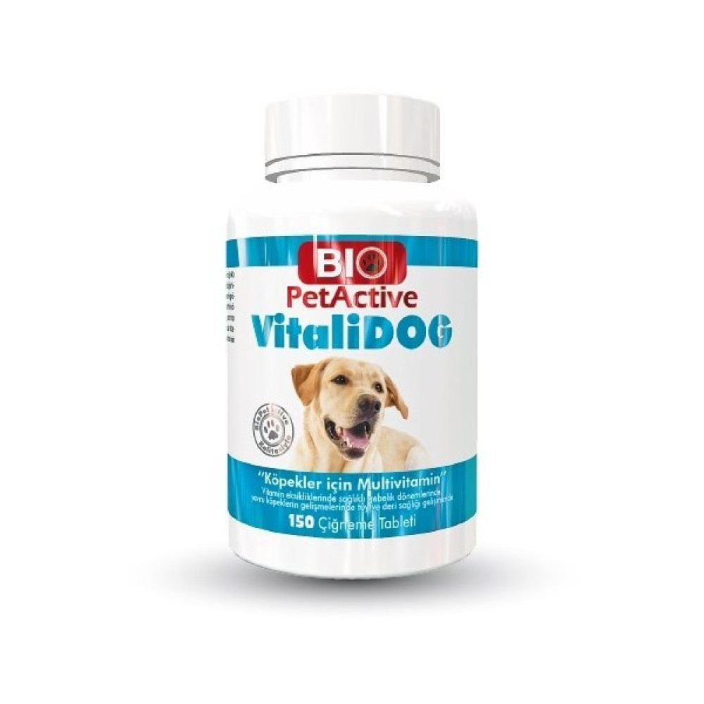 Biopetactive Çiğneme Tableti Vitalidog (Köpekler İçin Multivitamin Tablet) 75Gr. Evcil Hayvan Ürünleri Fiyatı