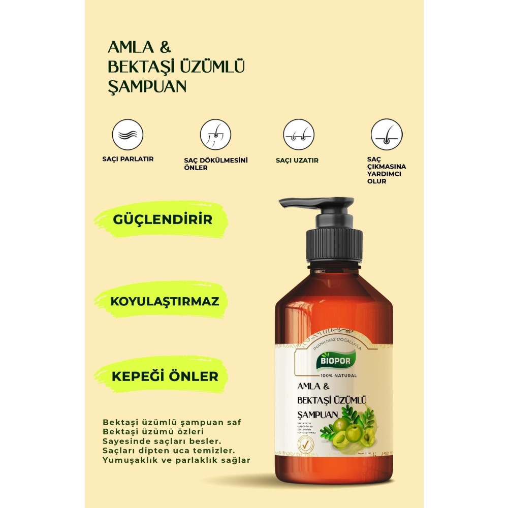 biopor Dabur Amla Bektaşi Özlü Amla Şampuanı 500 Ml Şampuan ve Saç Kremi Fiyatı