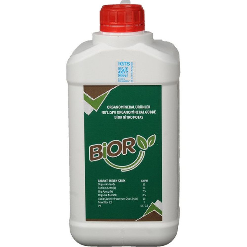 Bior Nitro Potas 5 L Nk'lı Sıvı Gübre (Organomineral) Oto Boyaları Fiyatı