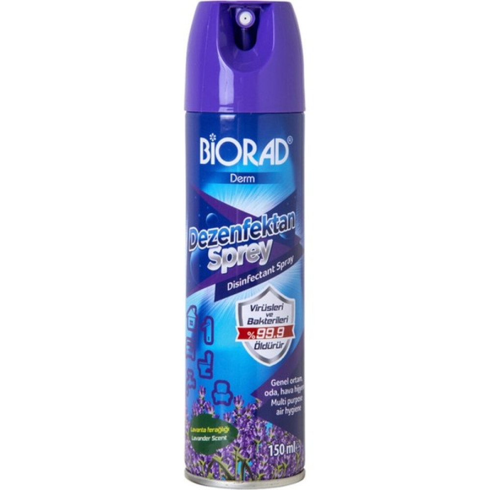 Biorad Dezenfektan Sprey Lavanta 150 ml Hijyen ve Temizlik Fiyatı